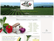 Tablet Screenshot of gcfarmsinc.com